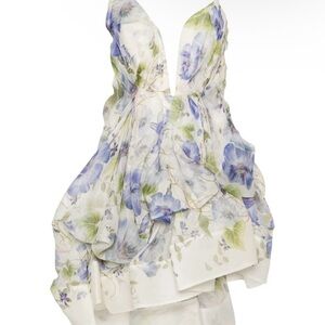 ZIMMERMANN Natura Draped mini dress